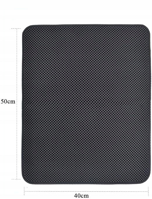 Cat litter box mat, foldable, double layer, waterproof Manufacturer code B07KQ2C1ZP