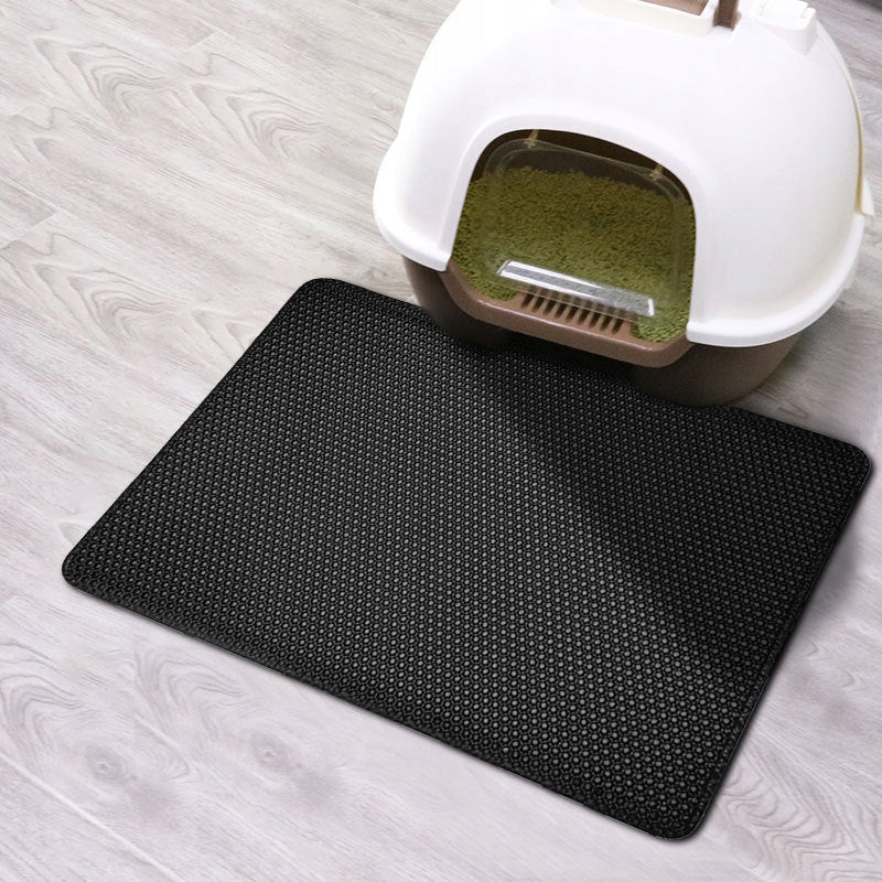 Cat litter box mat for litter wiper pad LARGE 55x75 XXXL Model RUDELKONIG