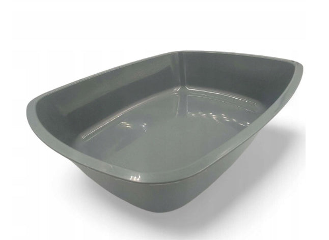 Cat litter box open 43 x 31 x 10 cm grey Aimé