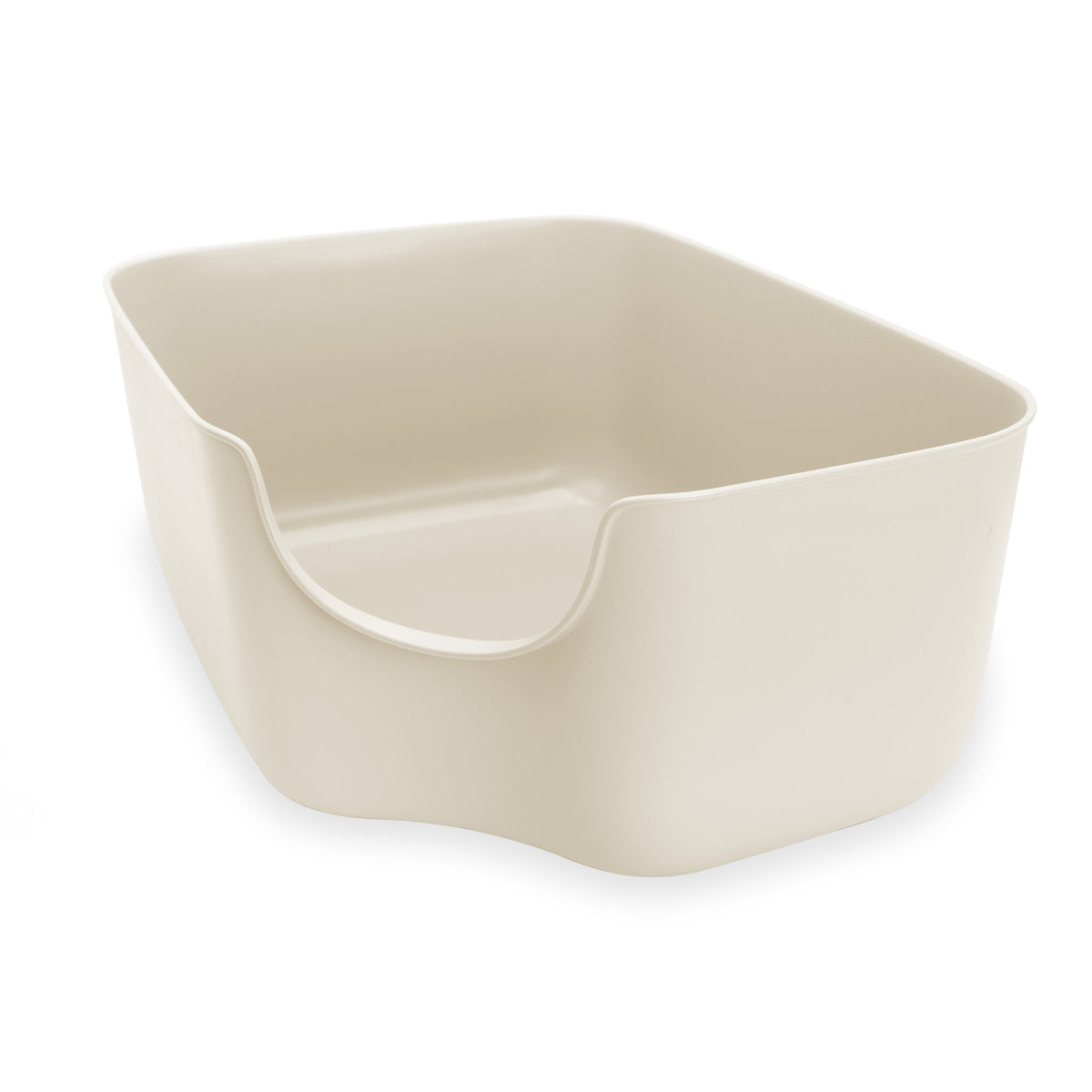Cat litter box open Corner CARINIO with handle anti-slip blade large + Packaging status original
