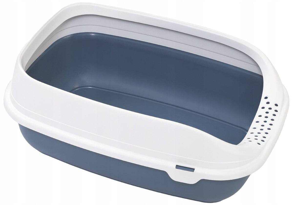 Cat litter box open dark blue 43x31x16cm