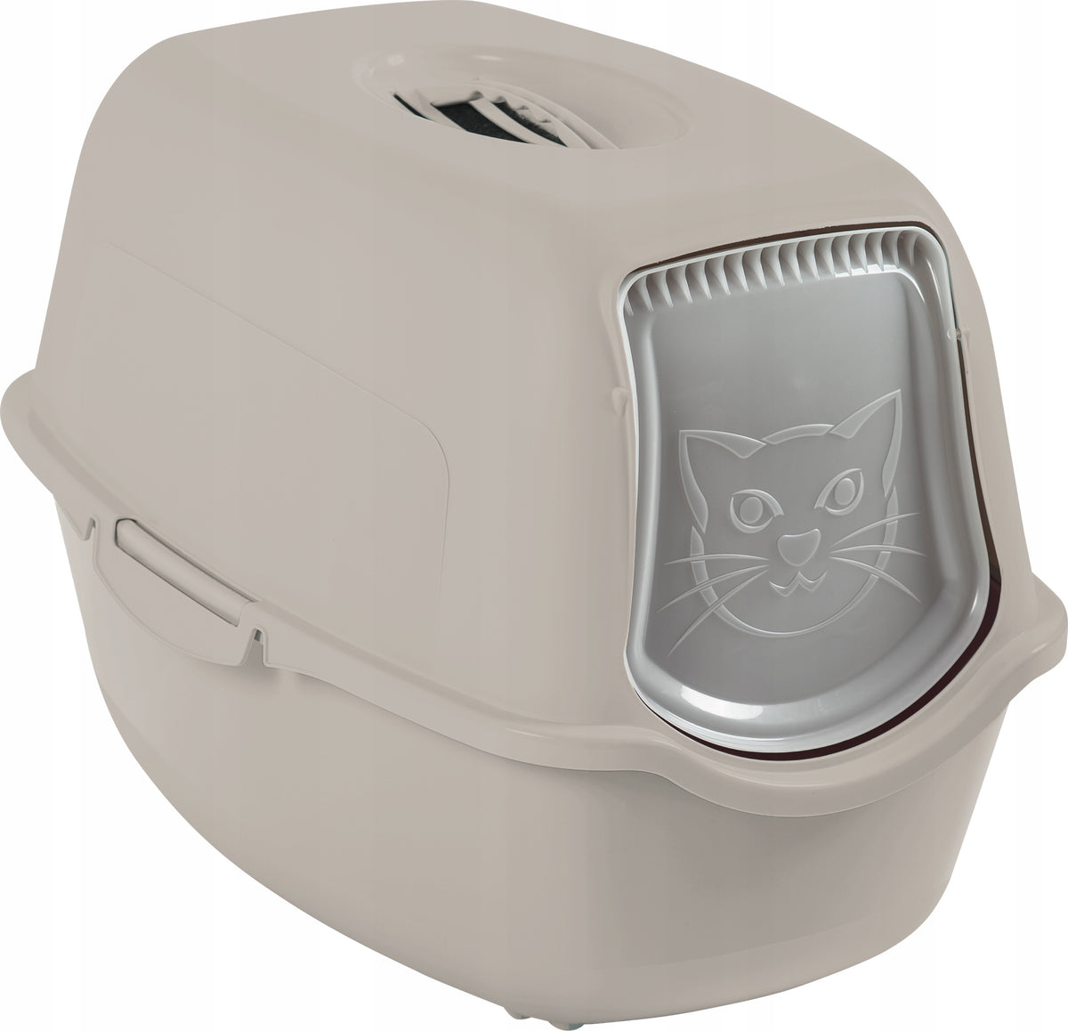 Cat litter box with carbon filter