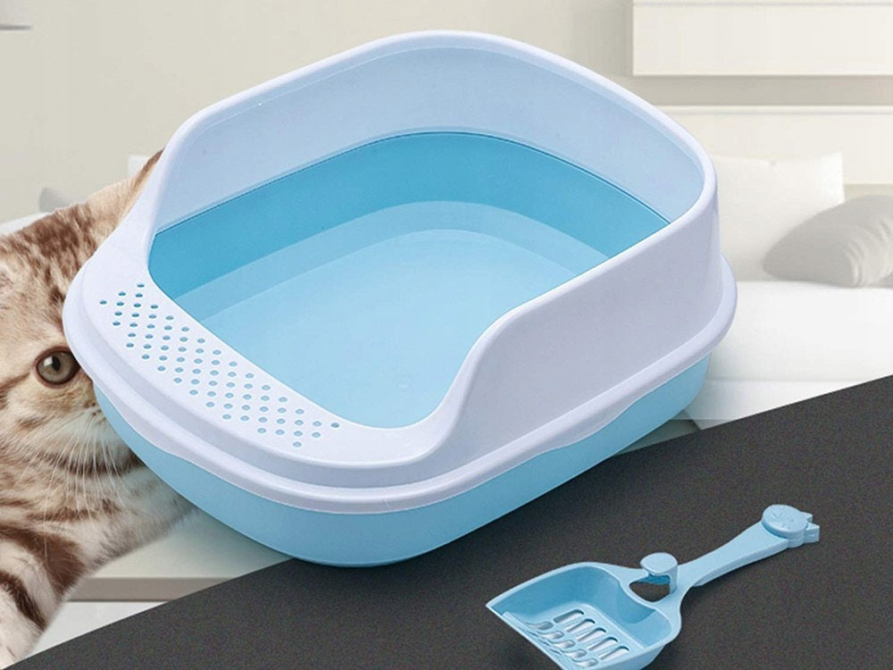 Cat litter box with practical frames Brand Rozz