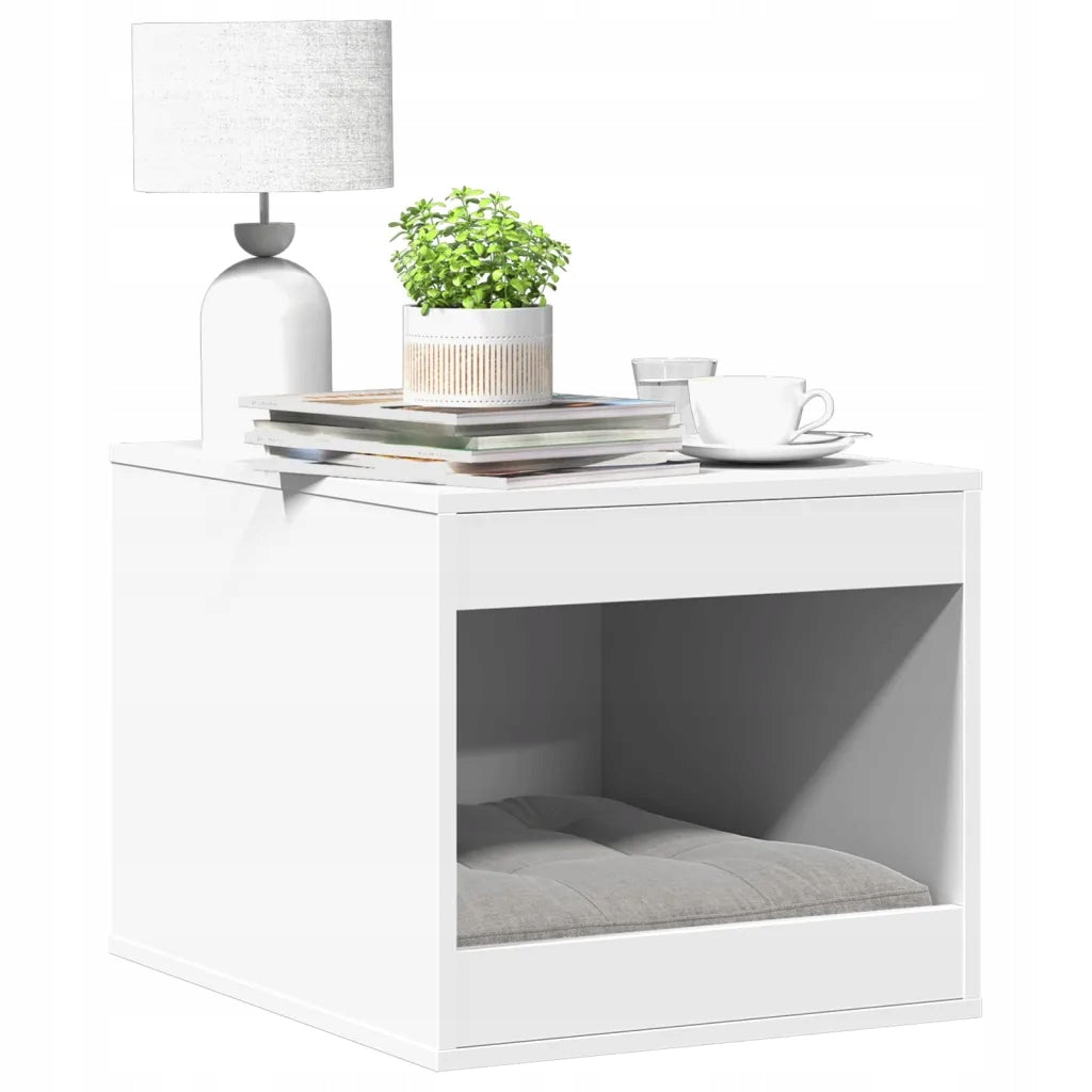 Cat litter box with table function, white, 47x59x42 cm Packaging status original