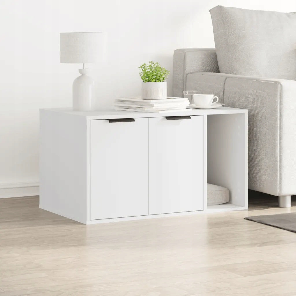 Cat litter box with table function, white, 80x50x45 cm Manufacturer code G01262195