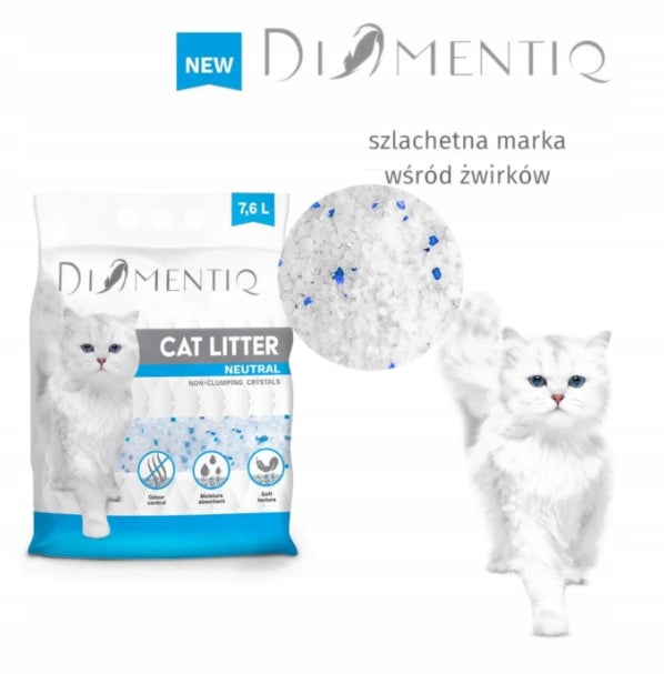 Cat litter dust-free Silicone Non-caking DIAMENTIQ 10x3,8 l Volume 3.8 l