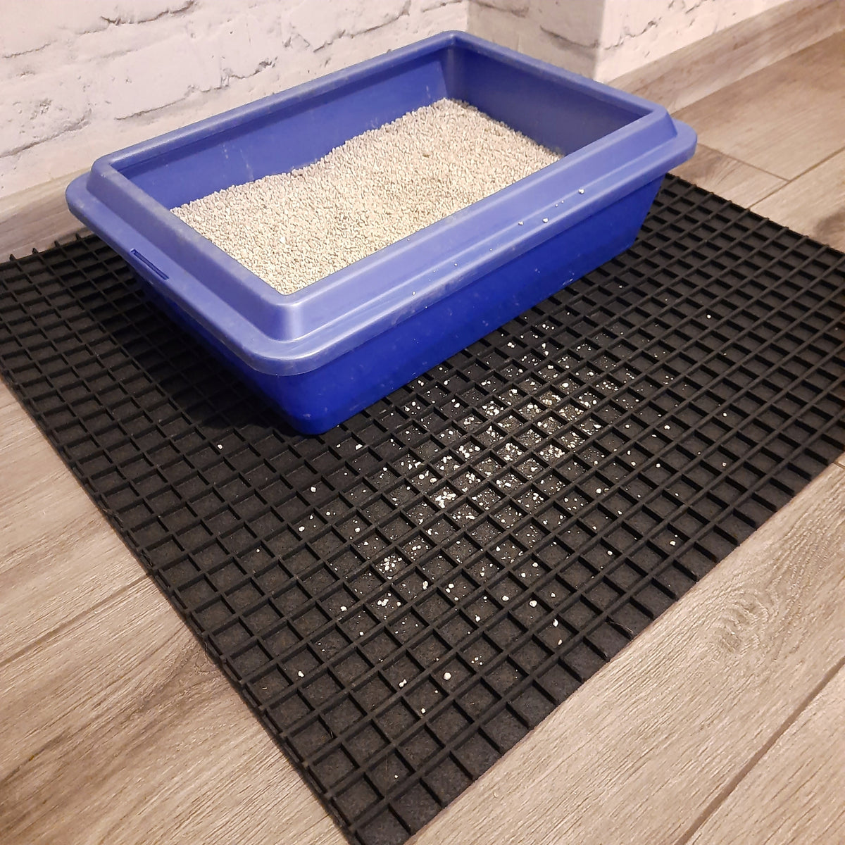 Cat litter mat, litter mat Color black