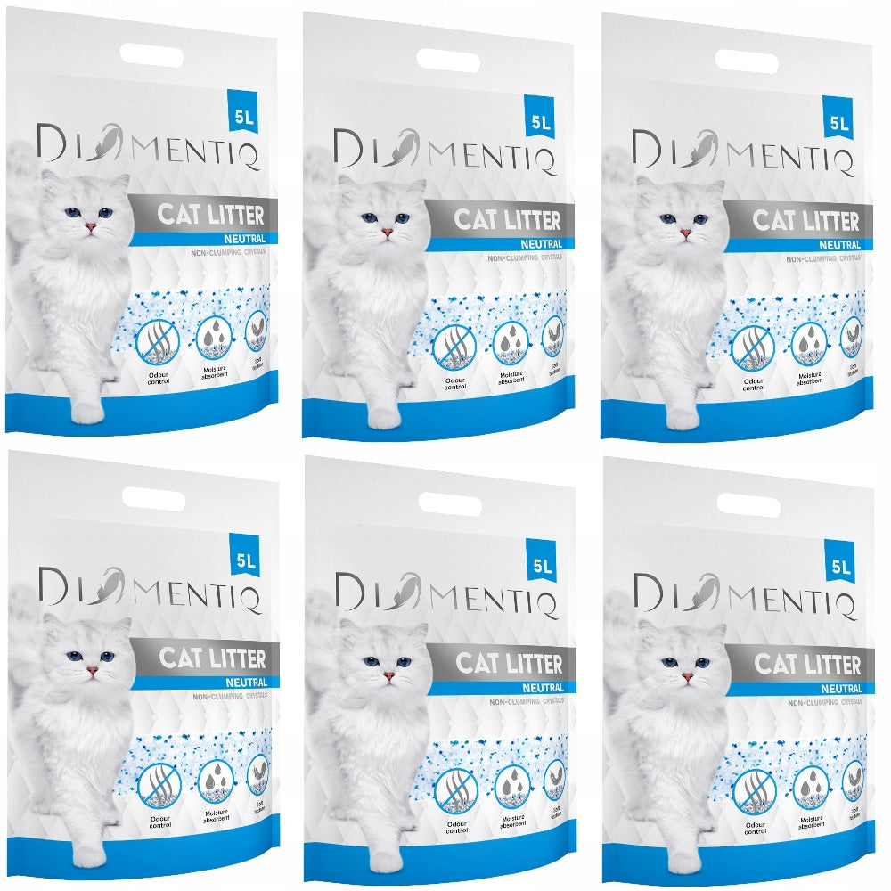 Cat litter silicone Non-caking Neutral DIAMENTIQ 6x5 l