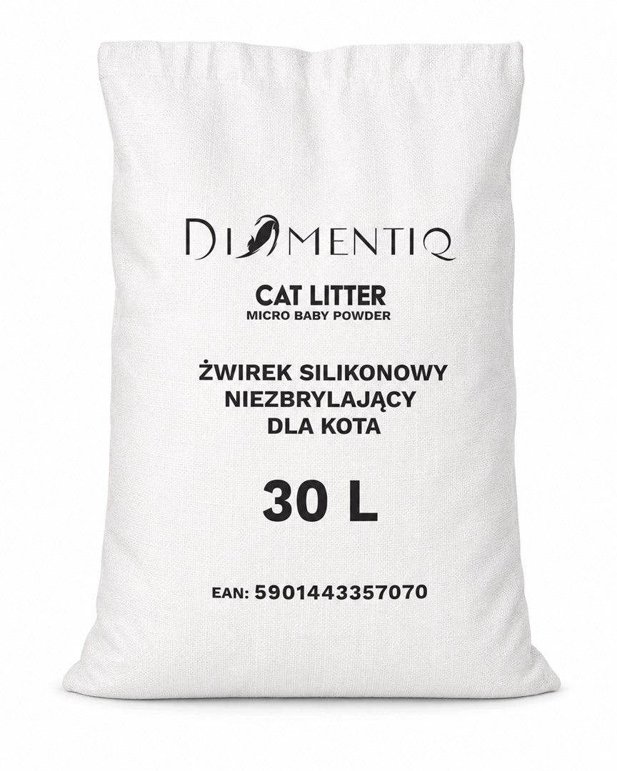 Cat litter silicone micro non-caking Baby Powdrer 30 l DIAMENTIQ Manufacturer code 5901443357070