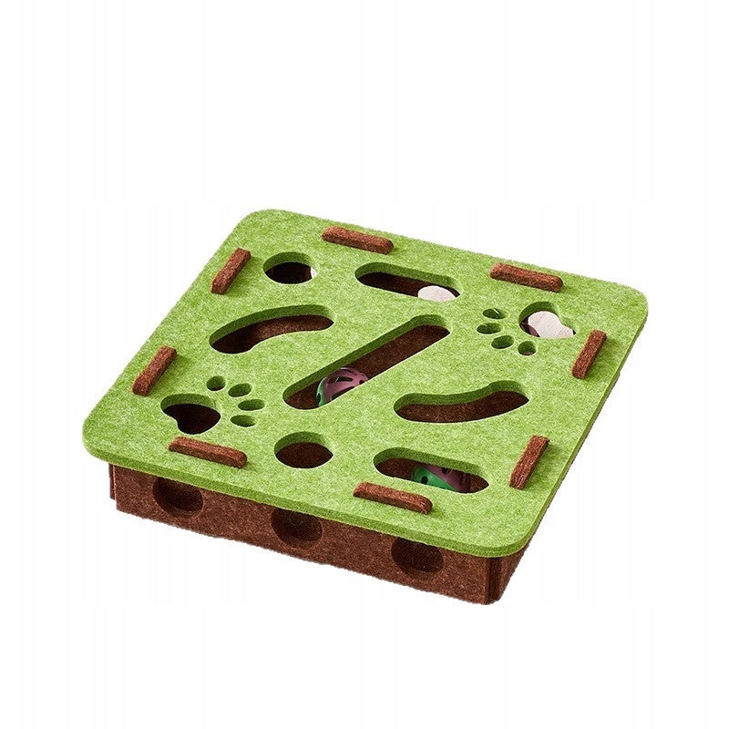 Cat puzzle mat 30×30×7,5 cm balls interactive educational toy Manufacturer code 5906952947897