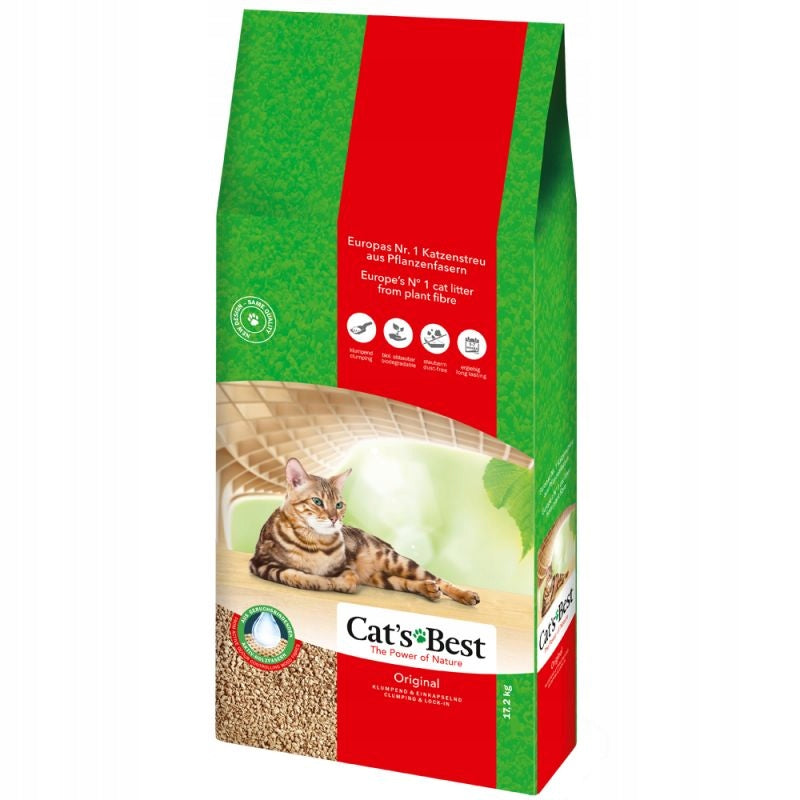 Cat's Best Original WOODEN CAT LITTER clumping 40L