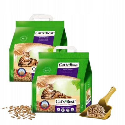 Cat's Best Smart Pellets 5L x2 = 10L Wooden Cat Litter