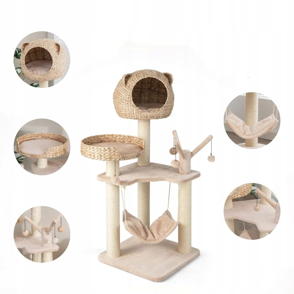 Cat scratcher Bed 121 cm Brand Costway