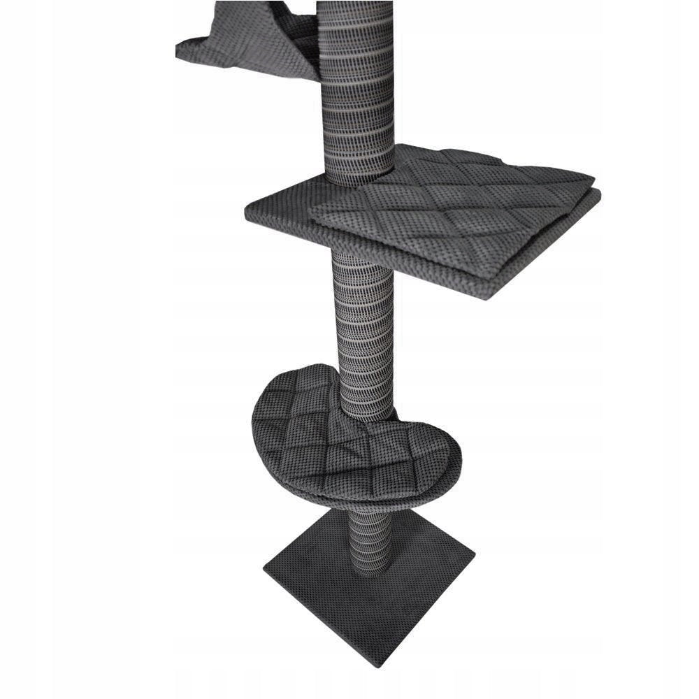Cat scratcher Makspol Ceiling No.2 High 220 - 270 cm ! Grey Kind floor-to-ceiling cat tree tall scratching post bed scratching post scratching tower other