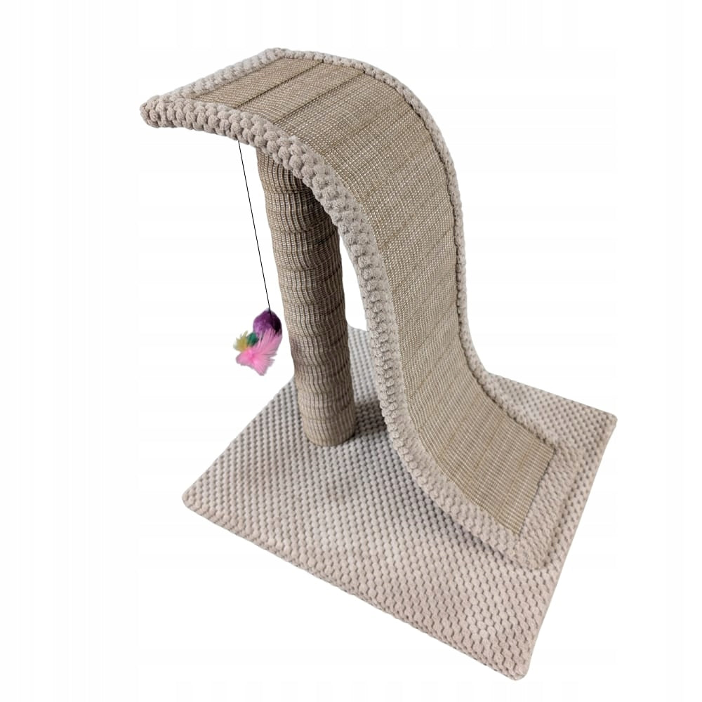Cat scratcher Makspol Falunia Wave + mouse toy ! Beige Manufacturer code 5903816672292