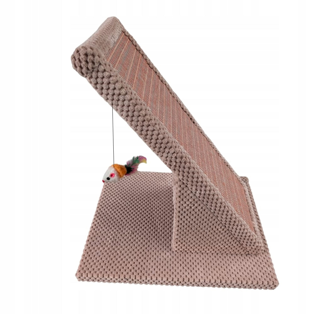 Cat scratcher Makspol Slanted scratching mat +mouse toy ! Pink Manufacturer code 5903816674685