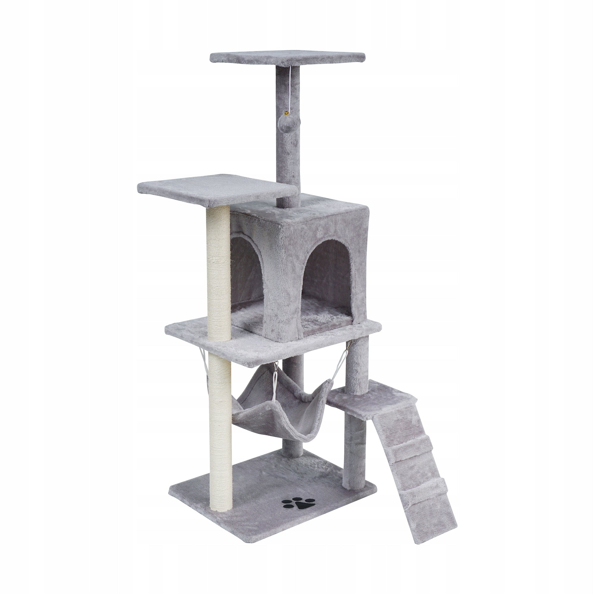Cat scratcher bed cottage tower booth high grey 125 cm Rebel