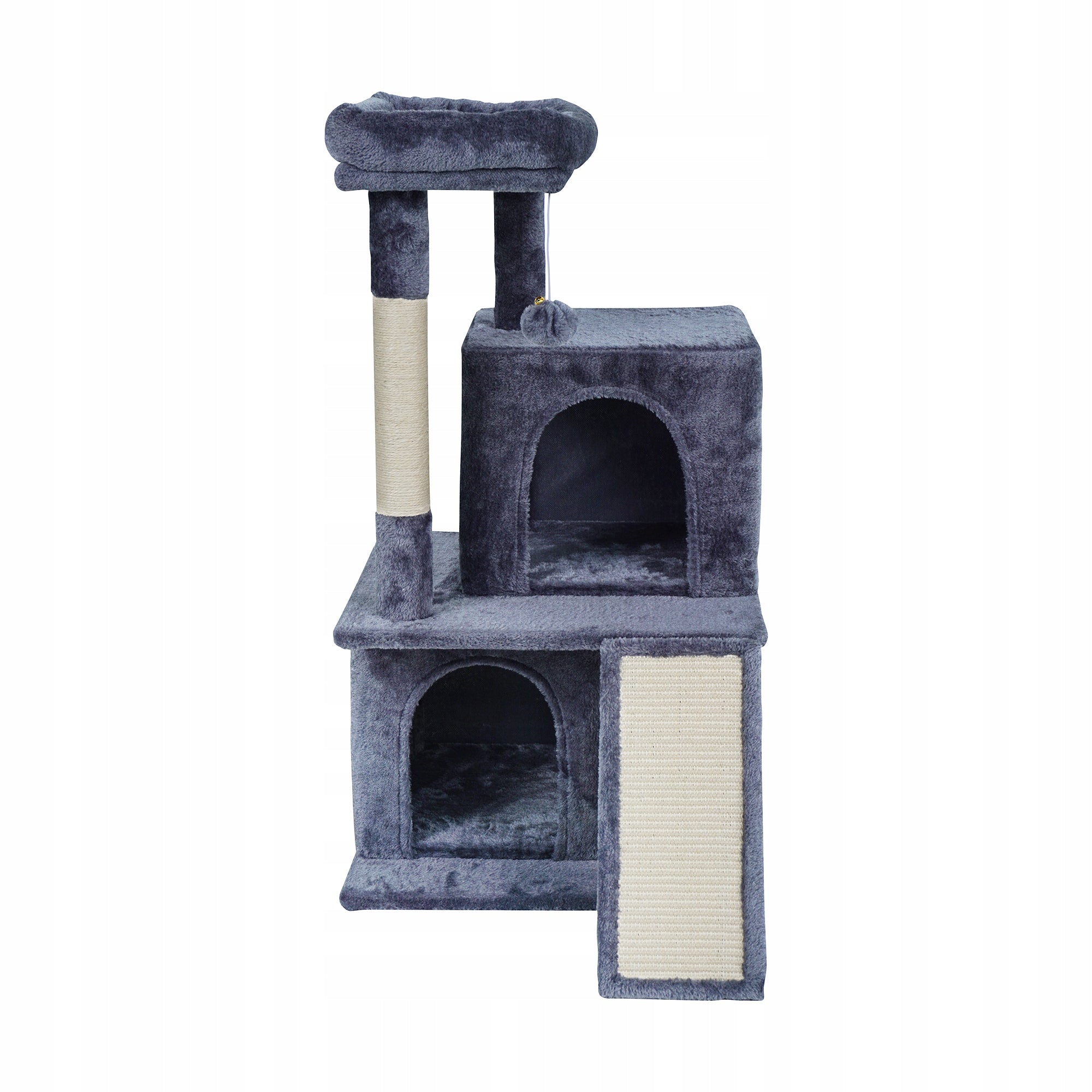 Cat scratcher bed toy cottage tower booth dark gray Rebel Height (cm) other