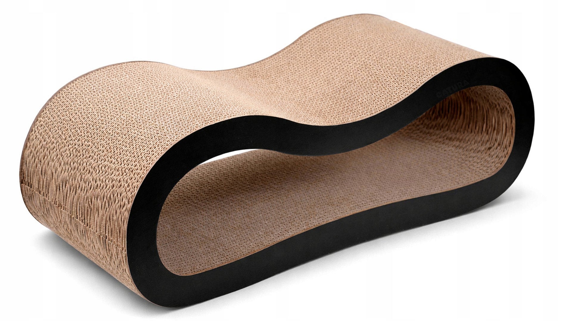 Cat scratcher cardboard ECOLOGICAL cardboard natural lounger LARGE CATURA Brand no brand