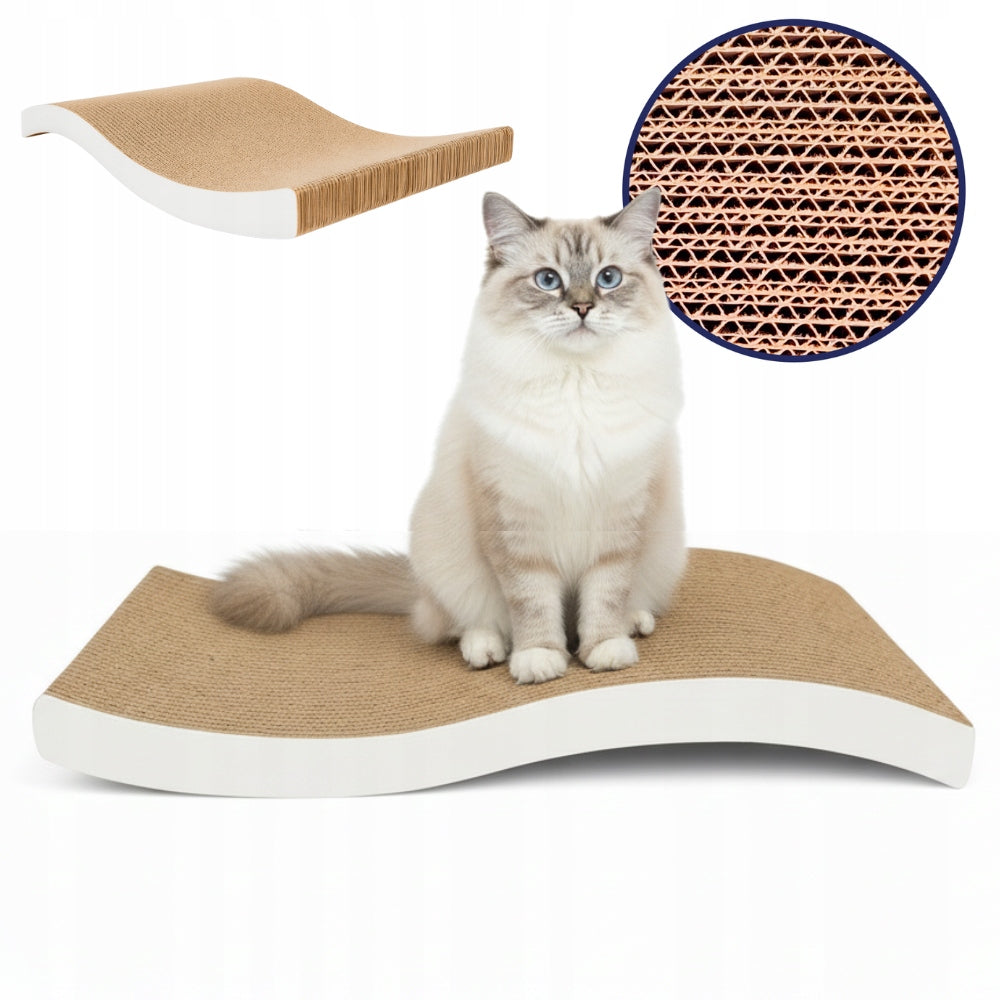 Cat scratcher cardboard bed Silky 23x40cm Polish Scratcher Packaging status original