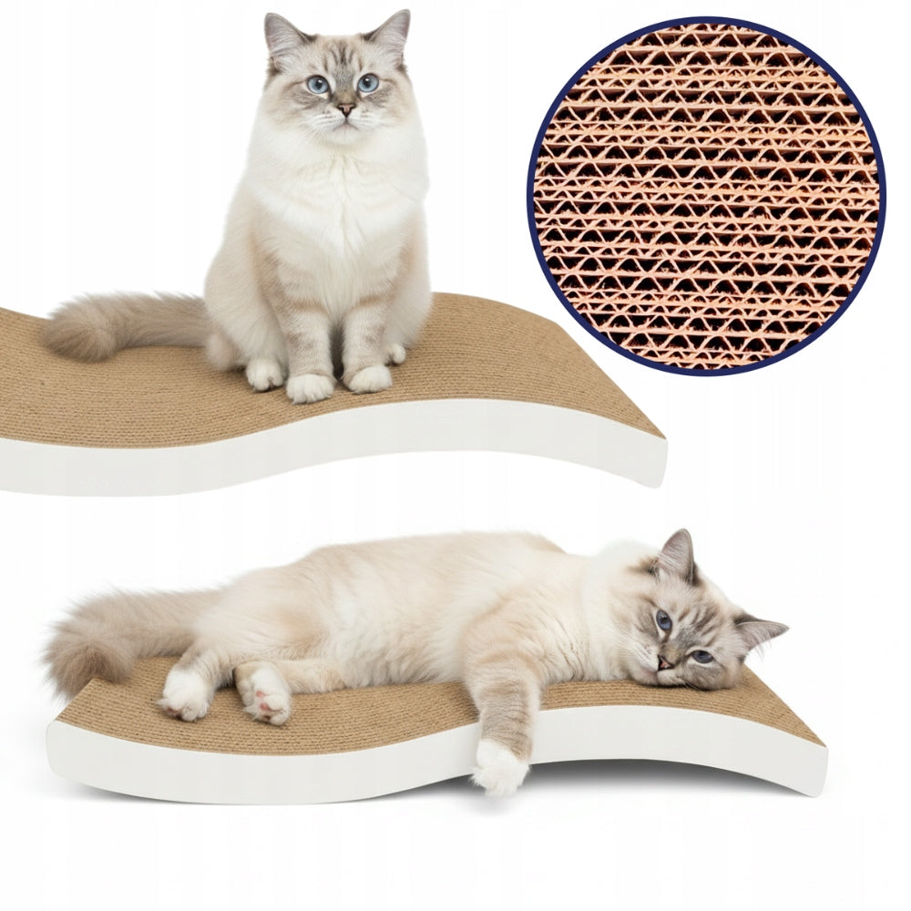 Cat scratcher cardboard bed Silky 23x40cm Polish Scratcher