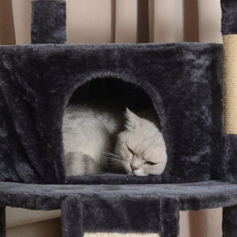 Cat scratcher poles couch bed cat house graphite 102cm THE ZOO Trade name DRAPAK DLA KOTA SŁUPY LEŻANKA LEGOWISKO DOMEK DLA KOTA 102CM THE ZOO GRAFIT