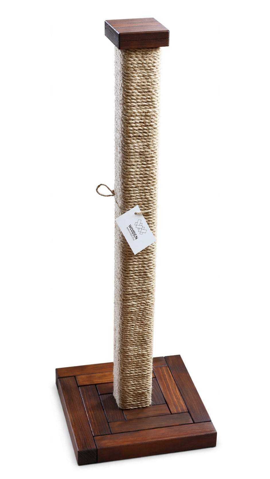Cat scratcher scratching post 90cm wooden stable high heavy