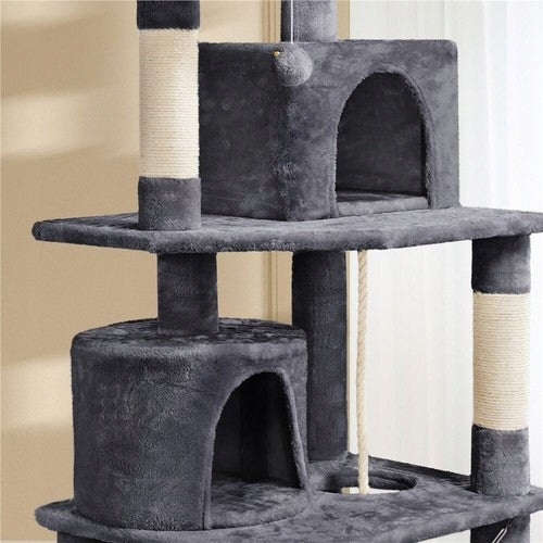 Cat scratcher tower bed cottage 7 levels + toy high 158 cm Height (cm) 101 - 160 cm