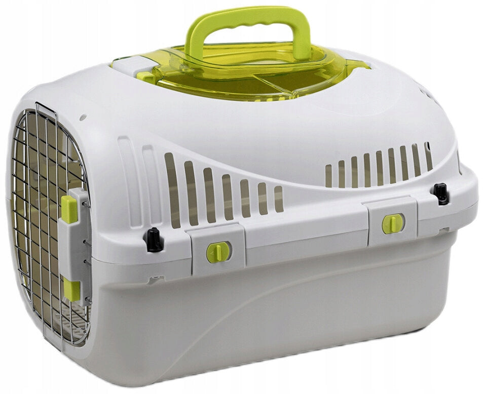Cat transporter PELUVIO Saffrons up to 5 kg Grey Additional features large air vents