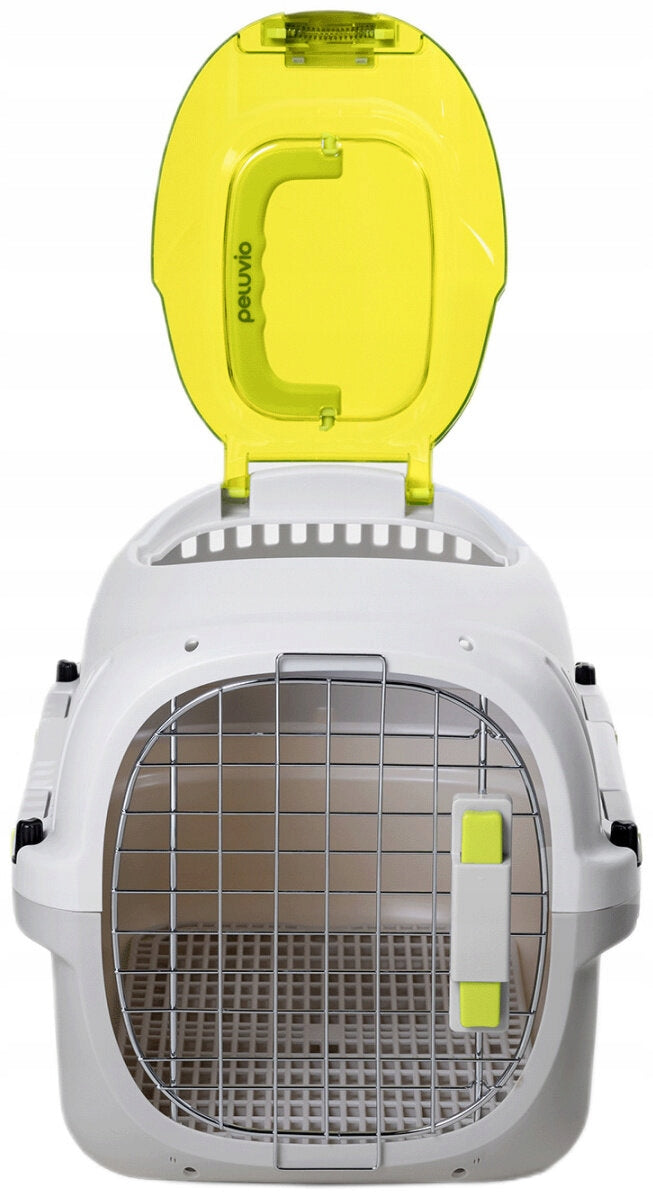Cat transporter PELUVIO Saffrons up to 5 kg Grey Material synthetic material
