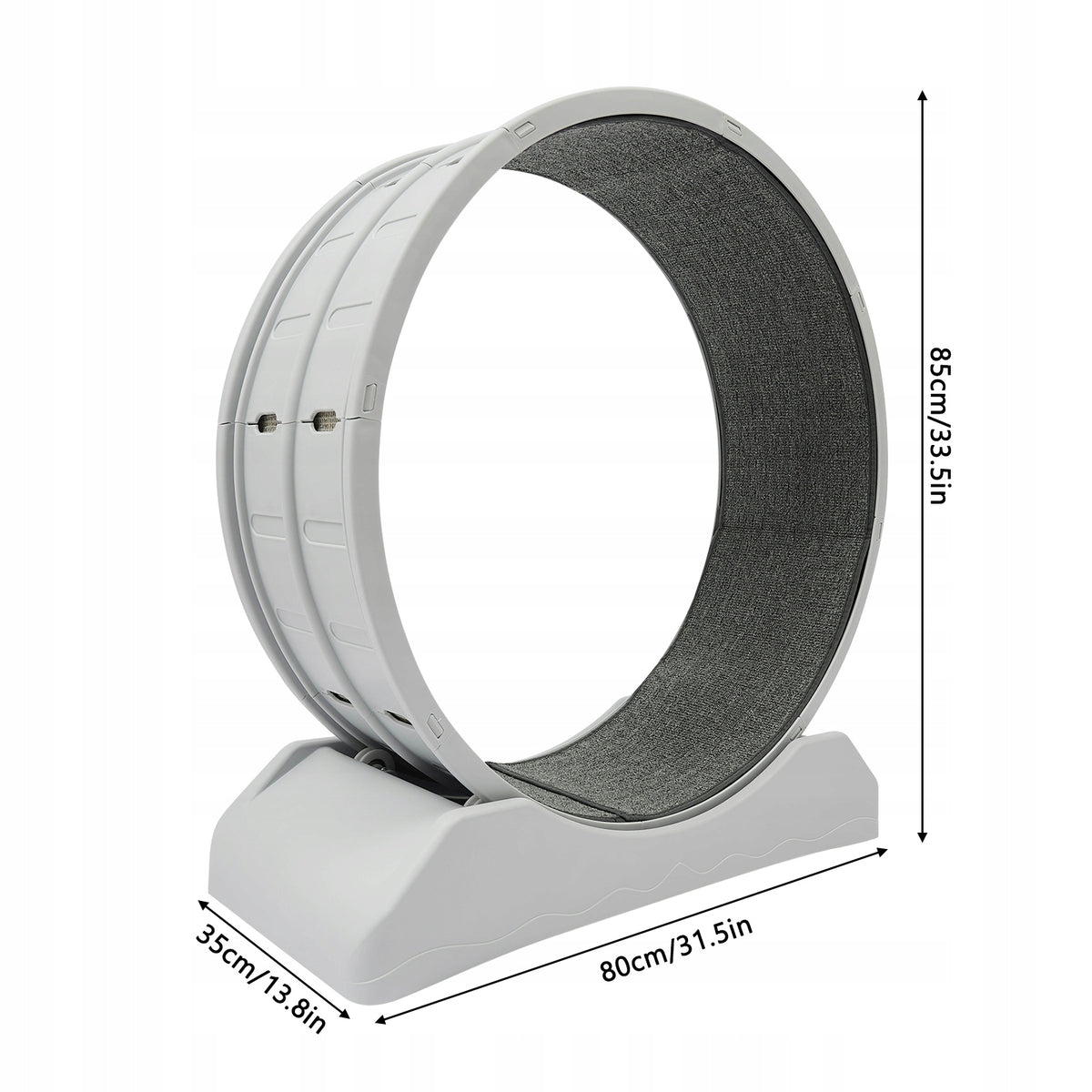 Cat treadmill, 80 cm diameter, with locking function, 80 × 35 × 85 cm Manufacturer code man9871
