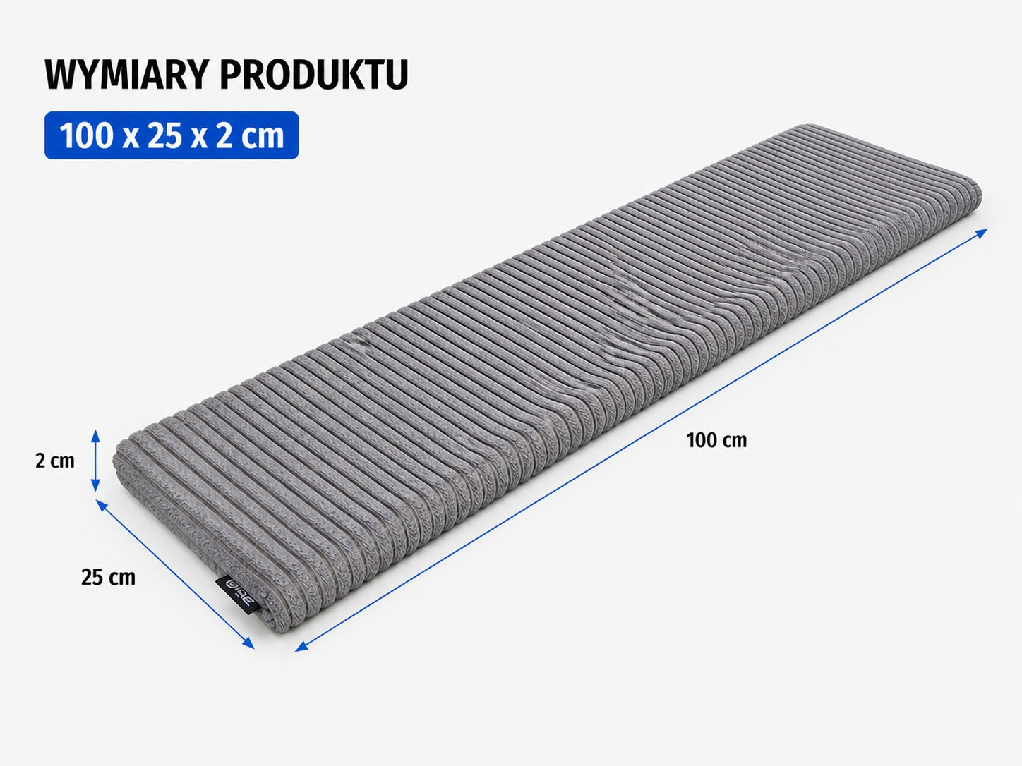 Cat window sill bed 100x25x2 cm colors non-slip soft Color multicolor