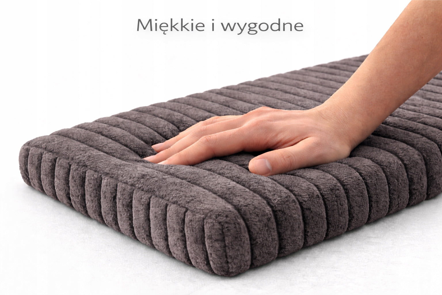 Cat window sill bed 60x20 cm thickness 4 cm grey non-slip Kind bed