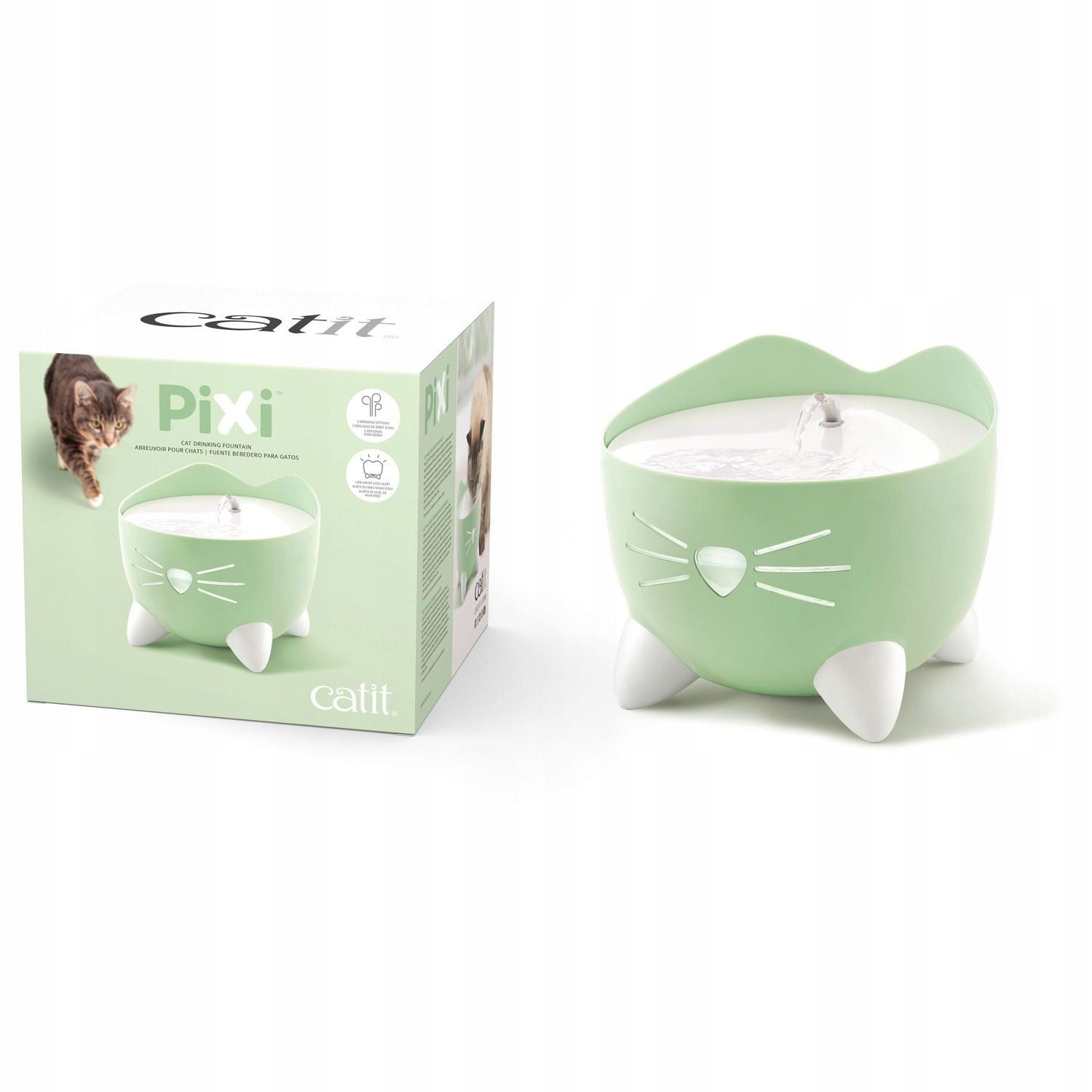 Catit Pixi Fountain drinker green for cat 2,5l Manufacturer code 022517437186