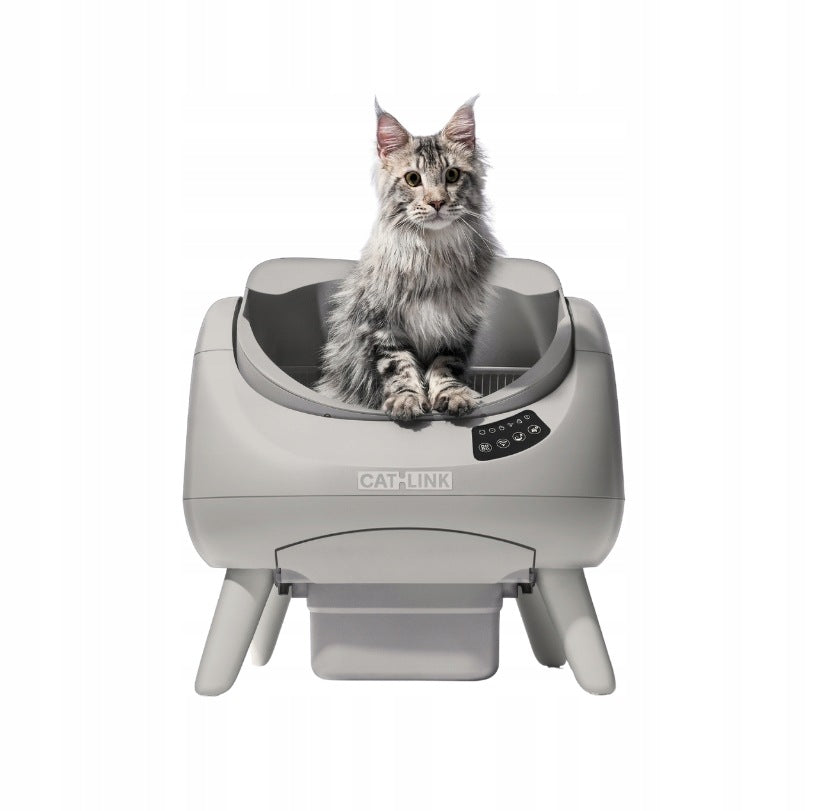 Catlink Smart Self-Cleaning Cat Cuvette Open-X C08 Lite Grey Packaging status original