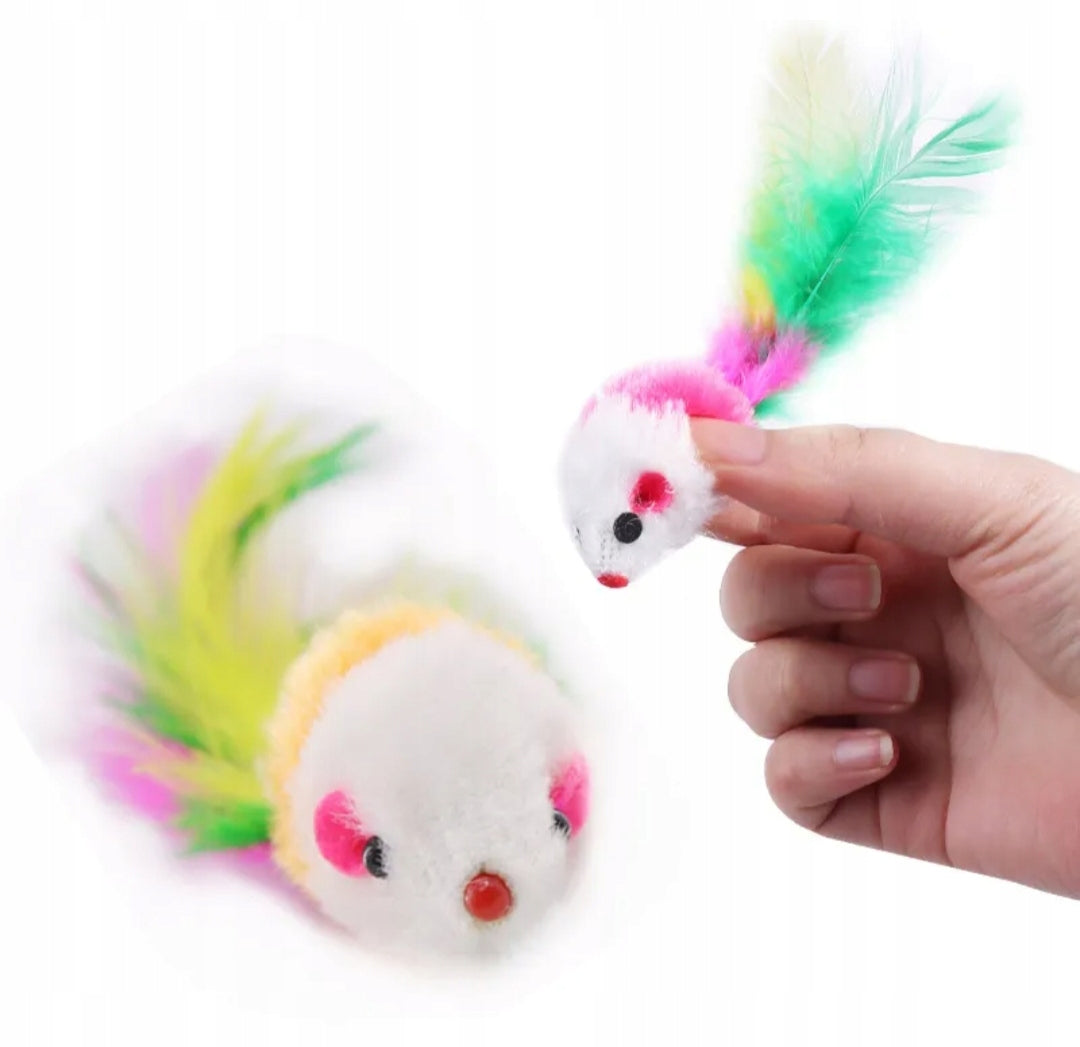 Catnip toy for cat duck mouse 2 pcs.