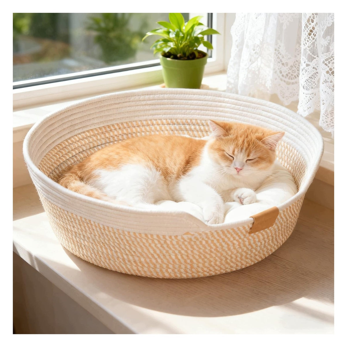Cats - Comfortable Bowl for Cats and Small Dogs - Stylish Design