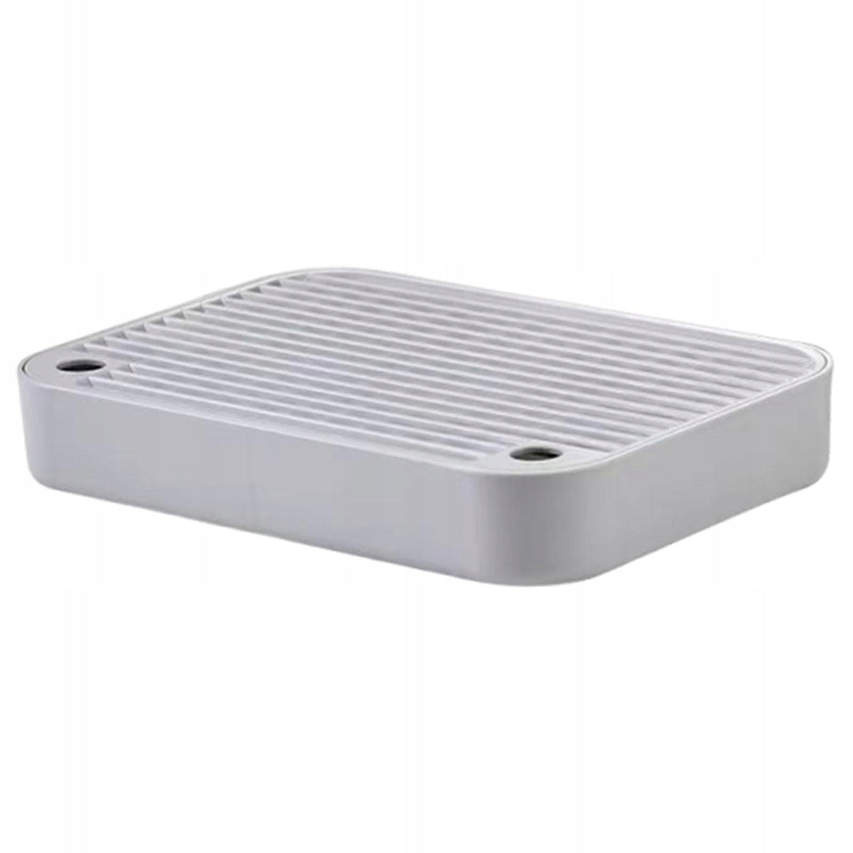 Cats Litter Box Foot Board, Premium, Easy to Use Washable Light Gray