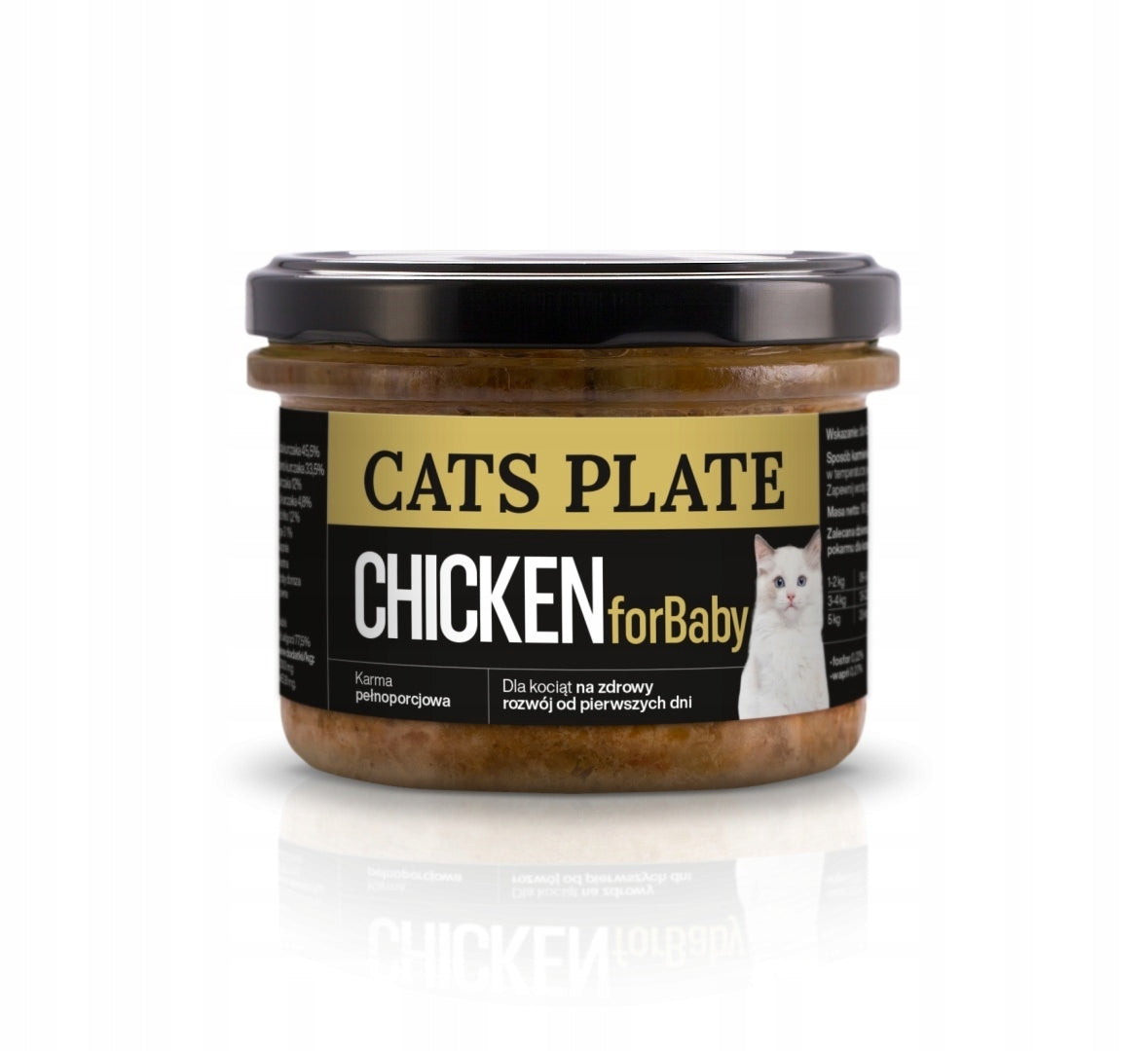 Cats Plate - Junior - Chicken - Chicken- 180g