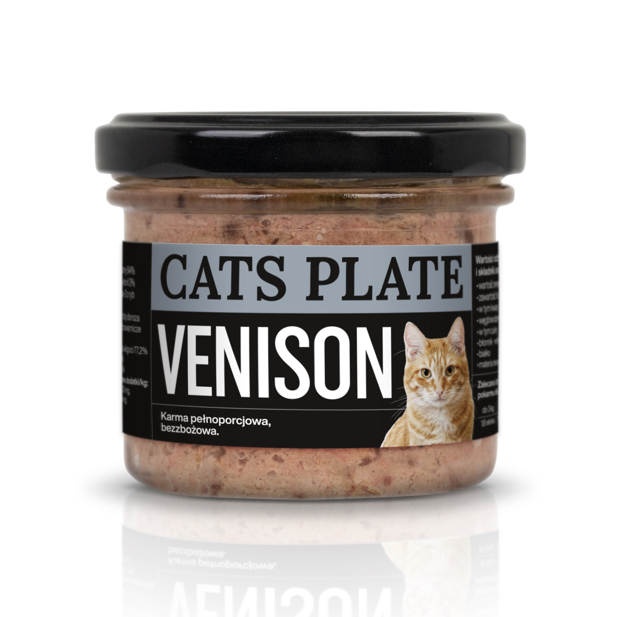 Cats Plate Venison for cat deer meat 100g