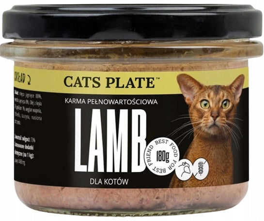 Cats Plate lamb cat food Lamb 180g Brand Cats Plate