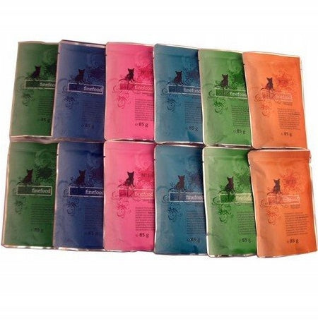 Catz Finefood Classic Finest Selection I multipack sachets 12x85g Manufacturer code 4260101761804