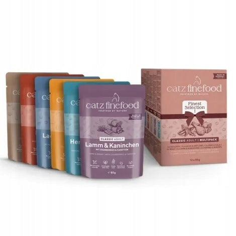 Catz Finefood Classic Finest Selection I multipack sachets 12x85g