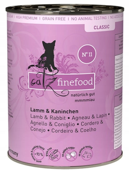 Catz Finefood Classic Lamb and Rabbit (N.11) can 400g