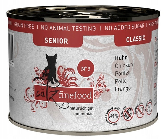 Catz Finefood Classic Senior N.03 Chicken Can 200g
