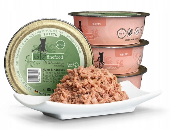 Catz Finefood N.415 Wet Cat Food Filleted Chicken and Kangaroo 85g Brand Catz Finefood