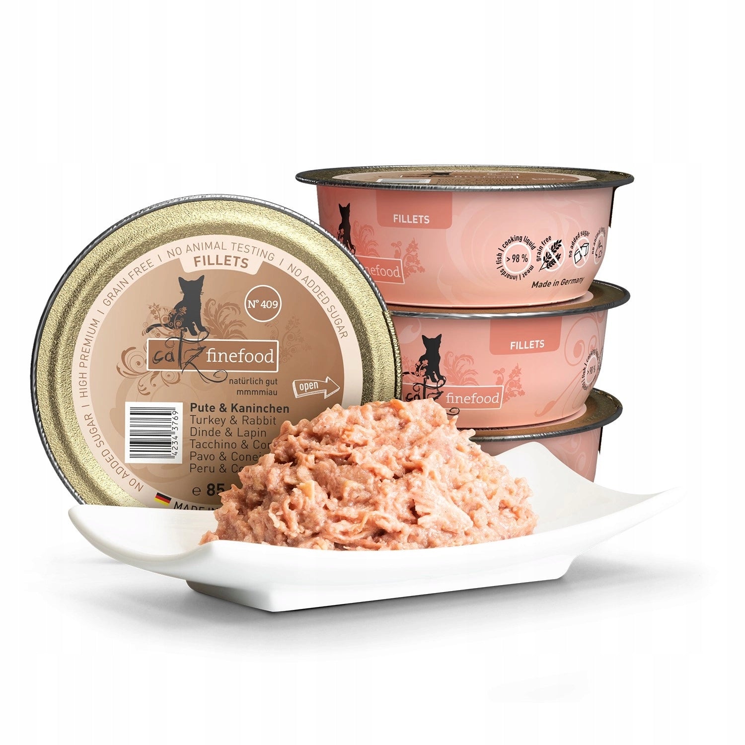 Catz Finefood No. 409 Fillet 85gr Chicken and rabbit in jelly cat food Manufacturer code 14769