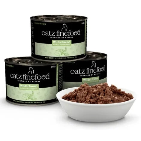 Catz Finefood Pure Purrrr N.109 Wet Cat Food Boar 200g Brand Catz Finefood