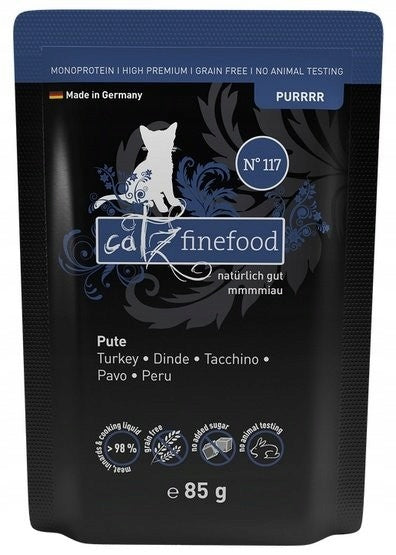 Catz Finefood Purrrr N.117 Wet cat food sachet - Turkey 85g Brand Catz Finefood