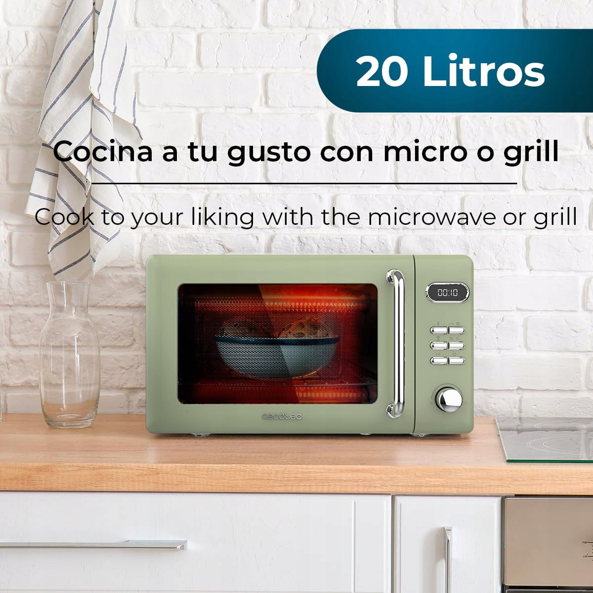 Cecotec Digital Microwave Oven with Grill 20 Model PROCLEAN 5110